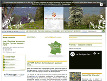 Tablet Screenshot of pays-sundgau.fr